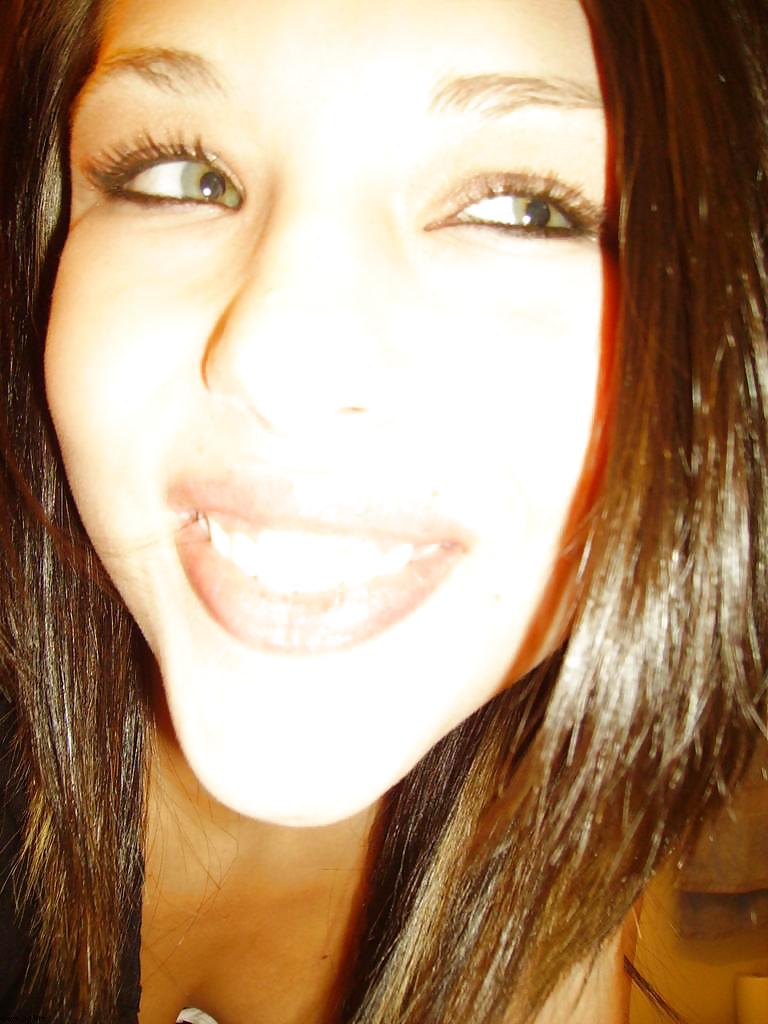 Stolen Pics - Brunette posing in front of mirror #35916064