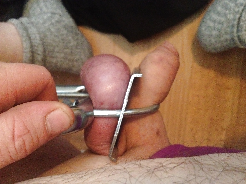 Ball stretching , penis insertion , ball torture #37475564