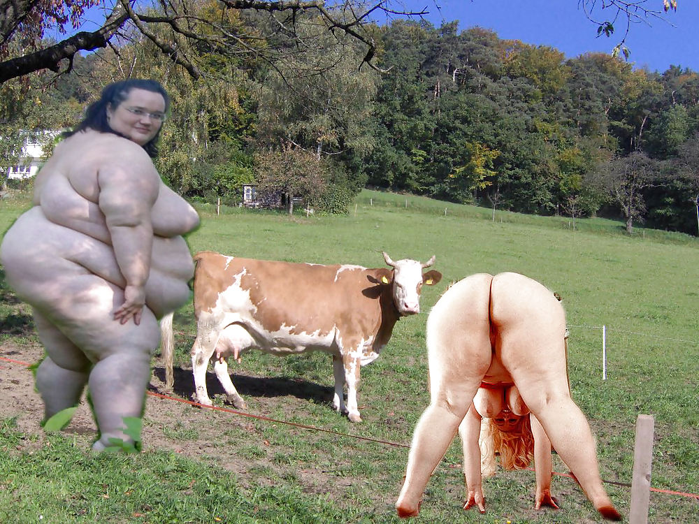 Naked bbws outdoor (photoshopped)
 #37186036