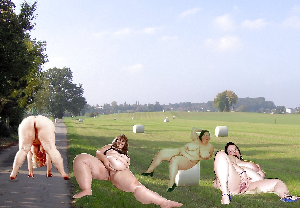 Naked bbws outdoor (photoshopped)
 #37186063