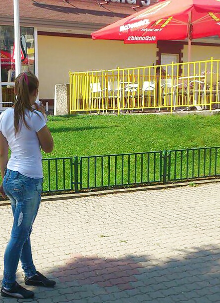 Spy sexy old + young in parck romanian #31399309