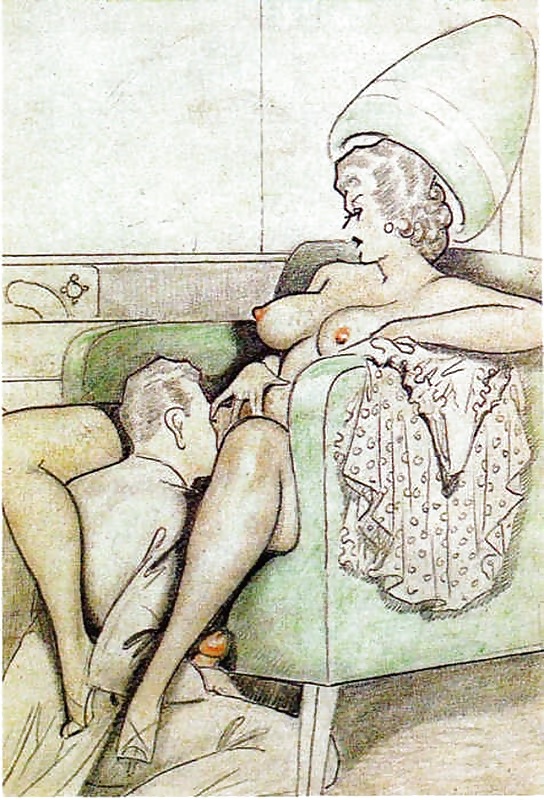 Vintage Erotic Drawings 6 #30708602