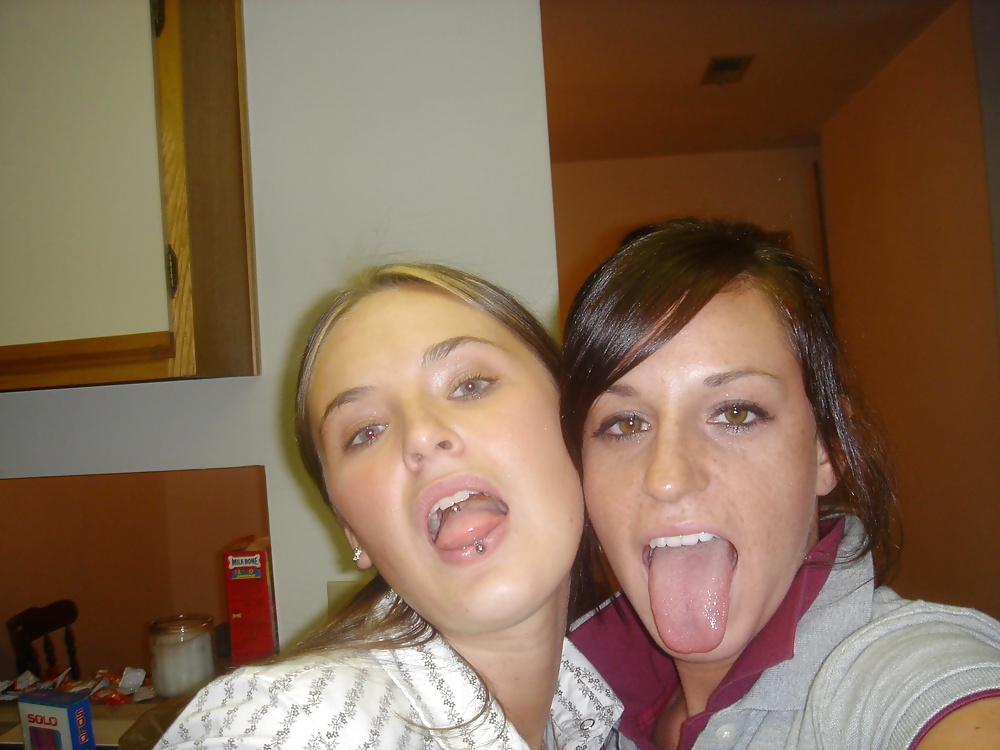 Teens open Mouth and tongues out #26579801