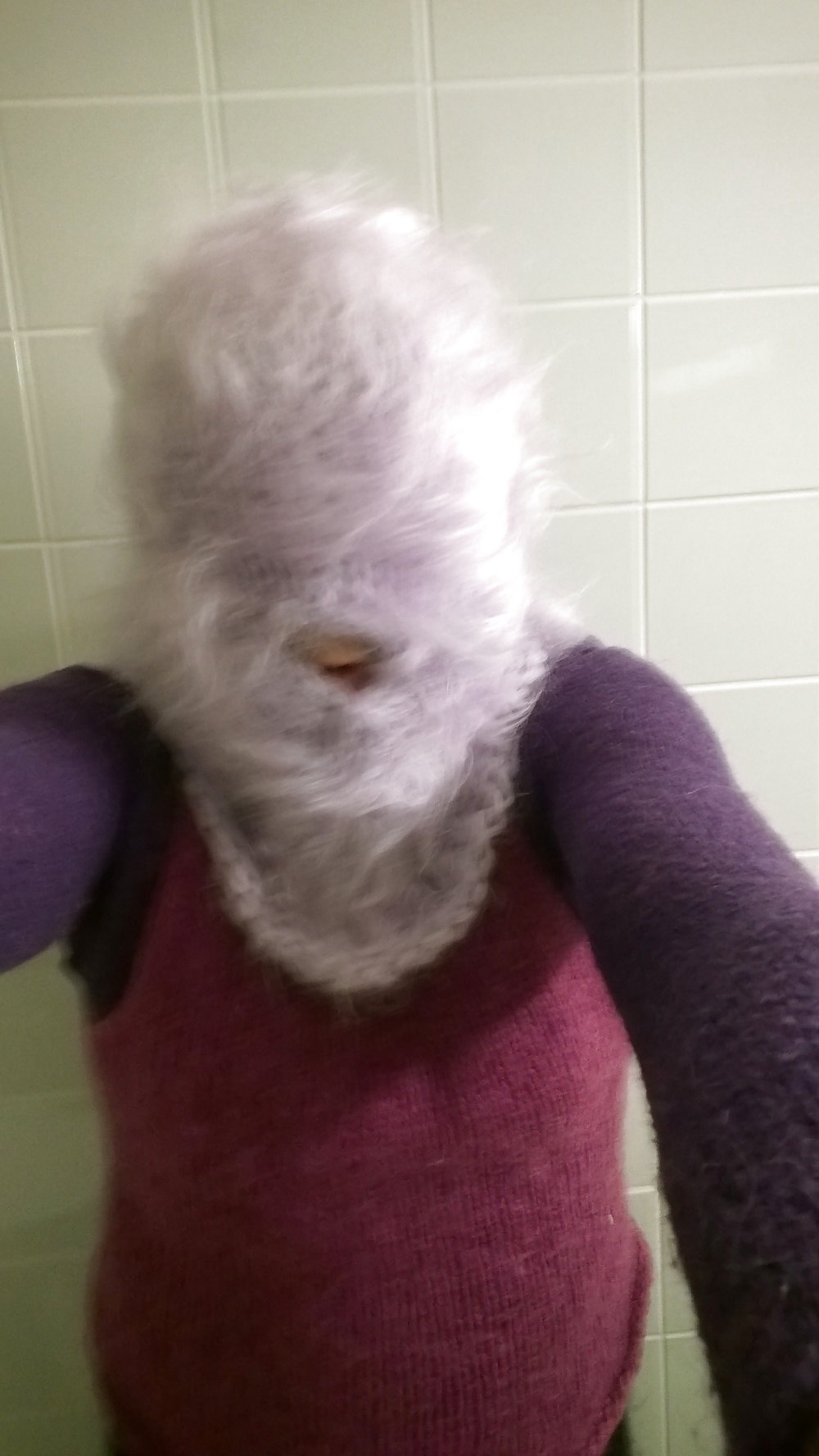 Playing with new balaclava #40854117