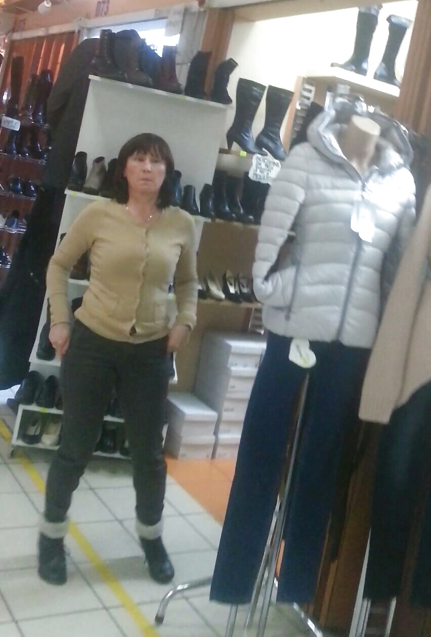 Spy shooping old + young romanian #39573075