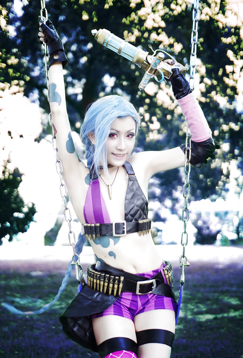 かわいいコスプレ：LEAGUE OF LEGENDS - JINX
 #39701238