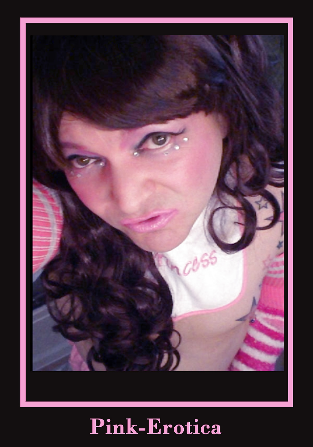 Rosa-erotica Sissyboy Kreuzaufbereiter Baby Gurl In Pink #32150536