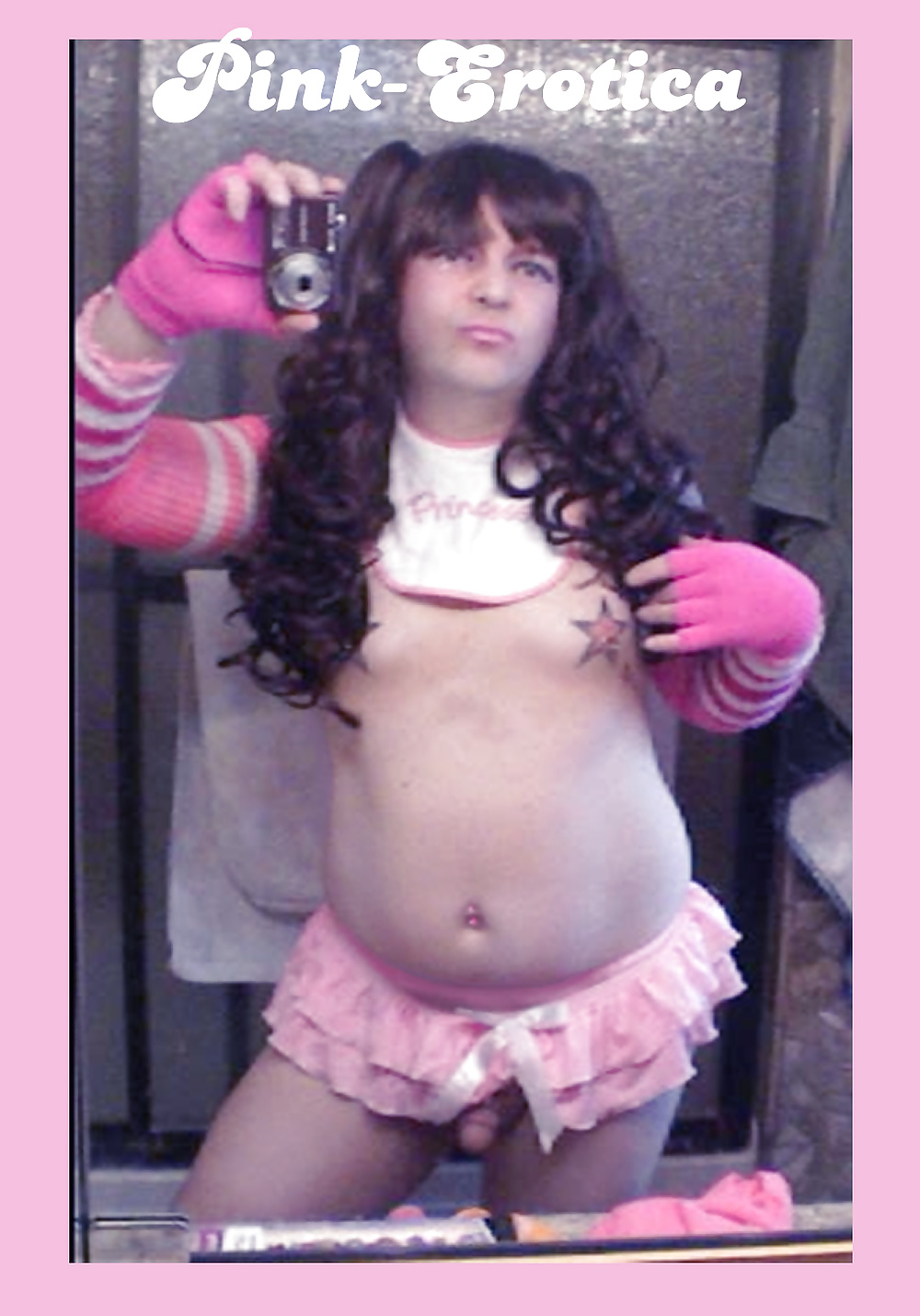 Rosa-erotica Sissyboy Kreuzaufbereiter Baby Gurl In Pink #32150550
