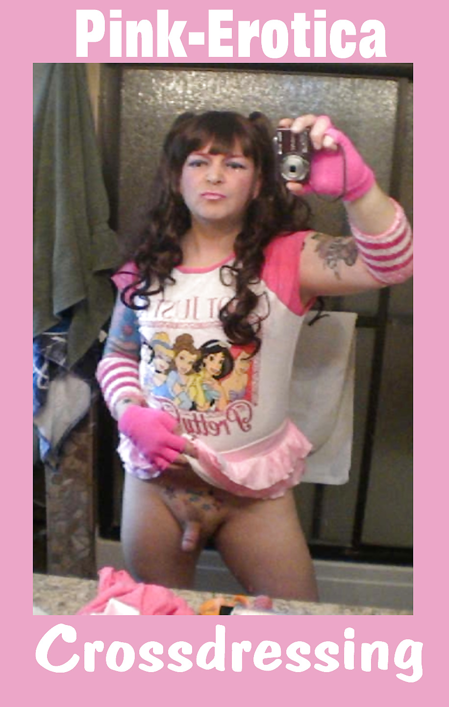 Rosa-erotica Sissyboy Kreuzaufbereiter Baby Gurl In Pink #32150560