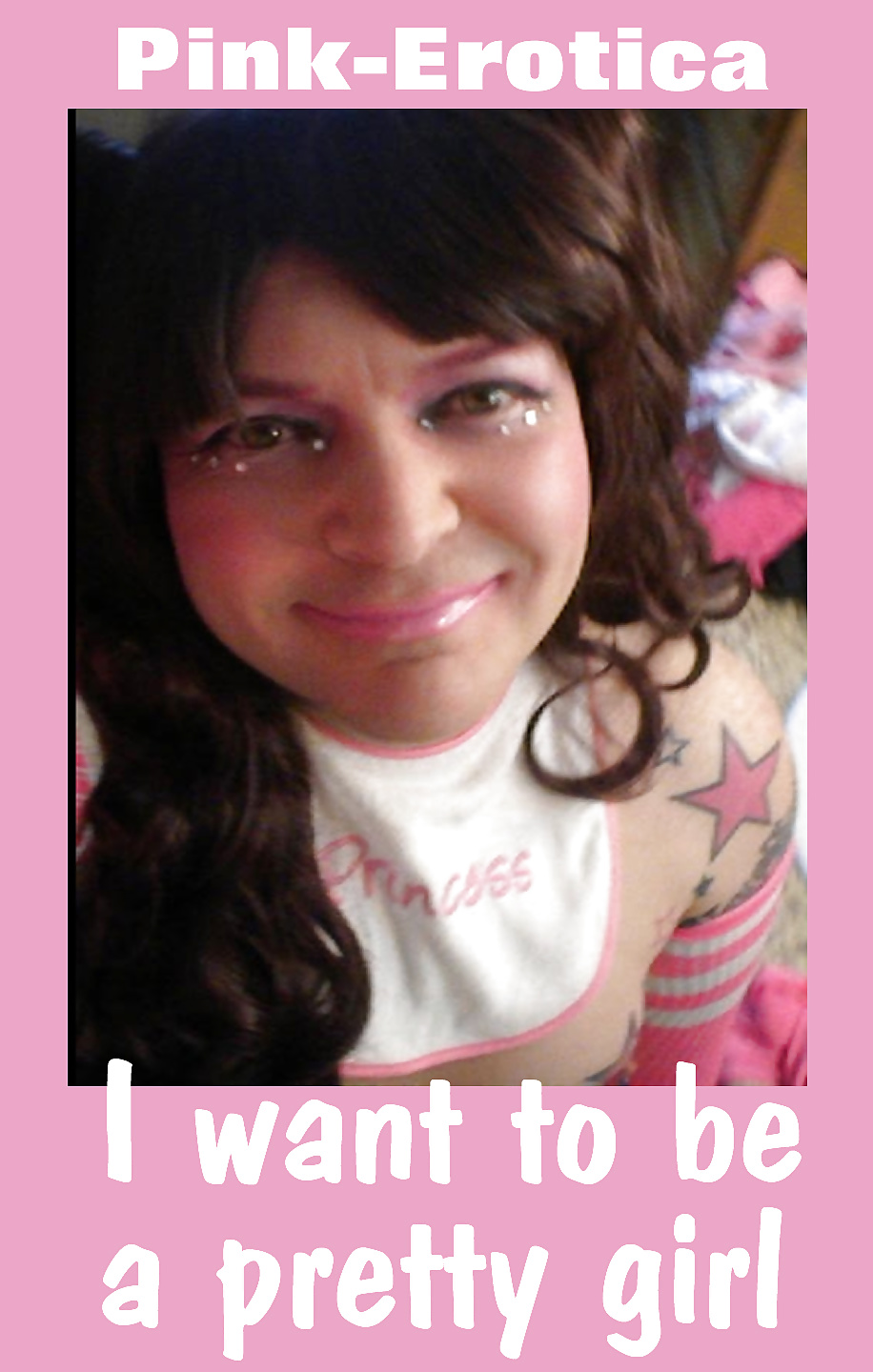 Rosa-erotica Sissyboy Kreuzaufbereiter Baby Gurl In Pink #32150564