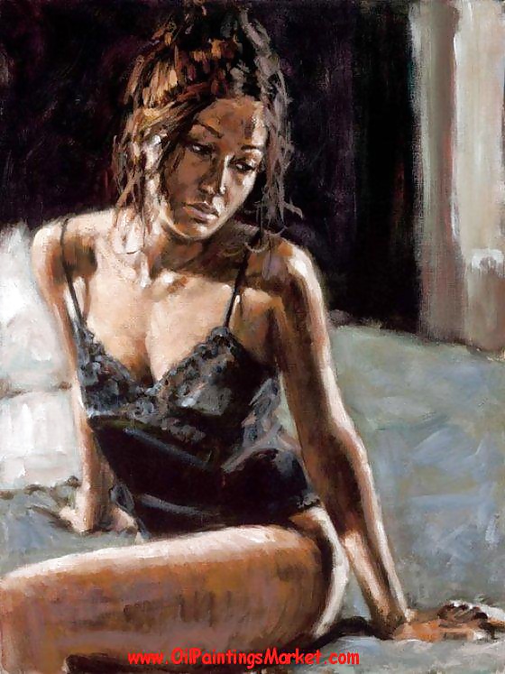 Beautiful paintings by Fabian Perez