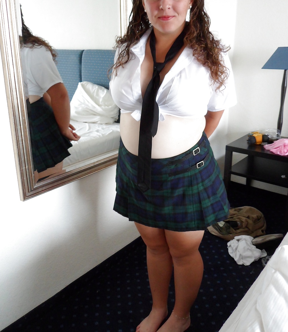 Dresses up as school girl and gets covered in cum #29623135