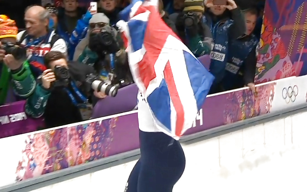 リジー・ヤーノルド - イギリスのオリンピック・チャンピオンと大きなお尻
 #29229903