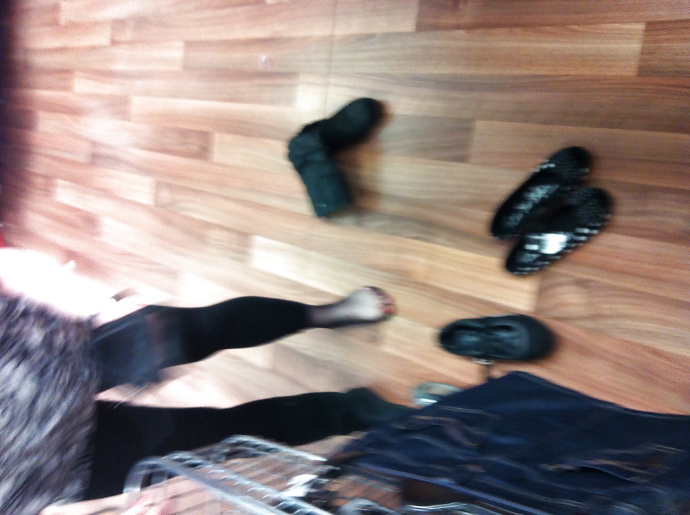 Em Versuchen, Auf Schuhe In ASDA, Schwarze Strumpfhose #34466466