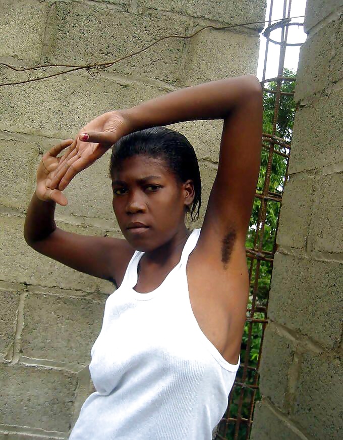 Black beauties showing hairy armpits - and more! (3) #33996223