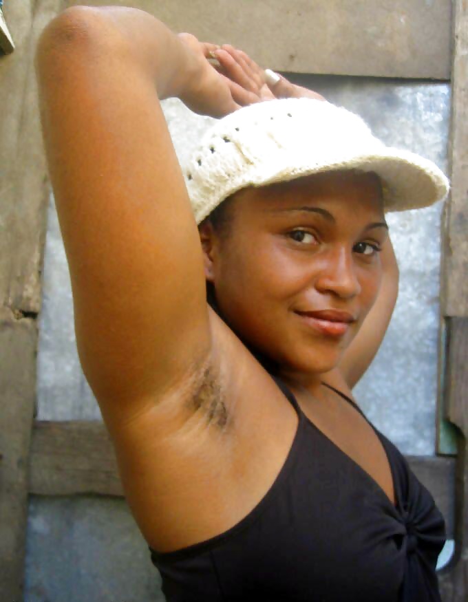 Black beauties showing hairy armpits - and more! (3) #33996244