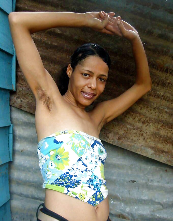 Black beauties showing hairy armpits - and more! (3) #33996303