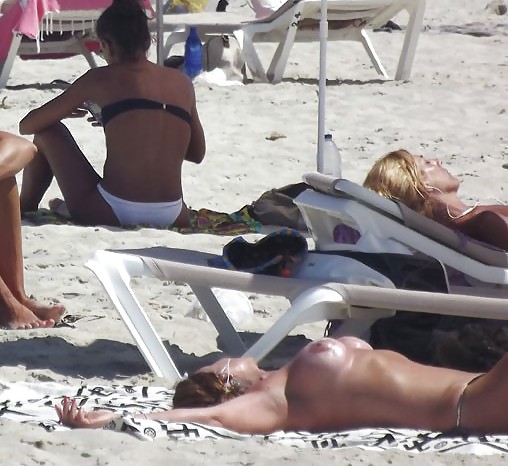 Beach topless 3 #37522244