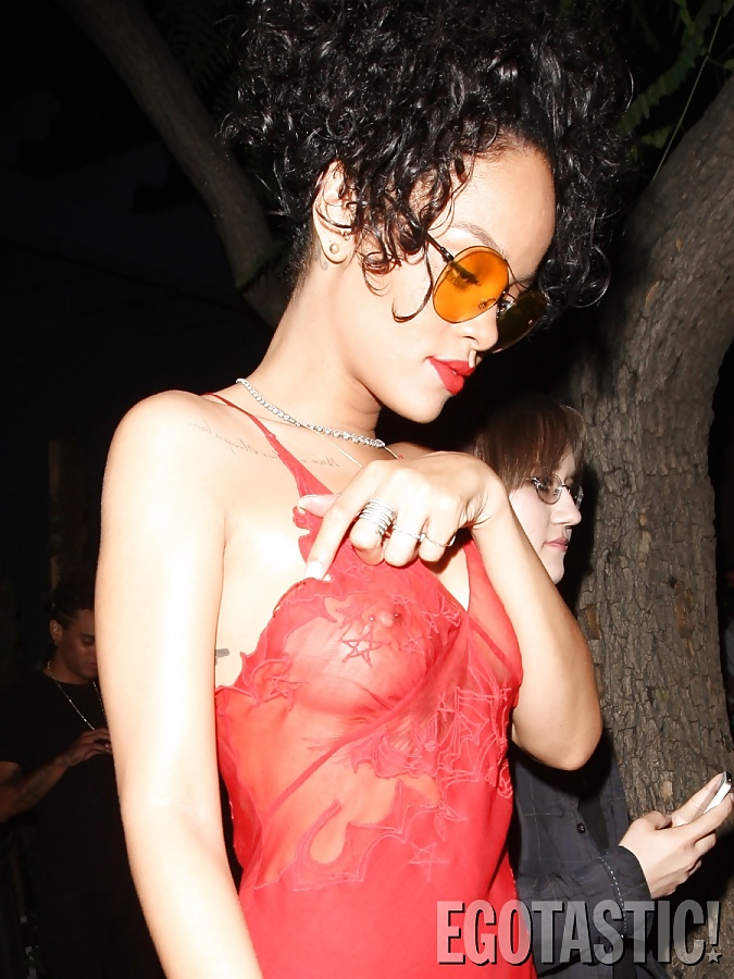 Rihanna Red Dress in Hooray Henrys Hollywood #29886124