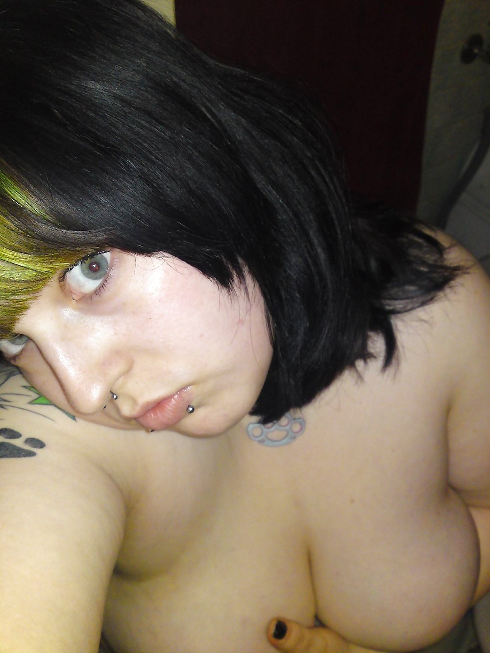 Fat Green Hair Punk Slut #33909673
