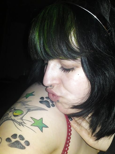 Fat Green Hair Punk Slut #33909695