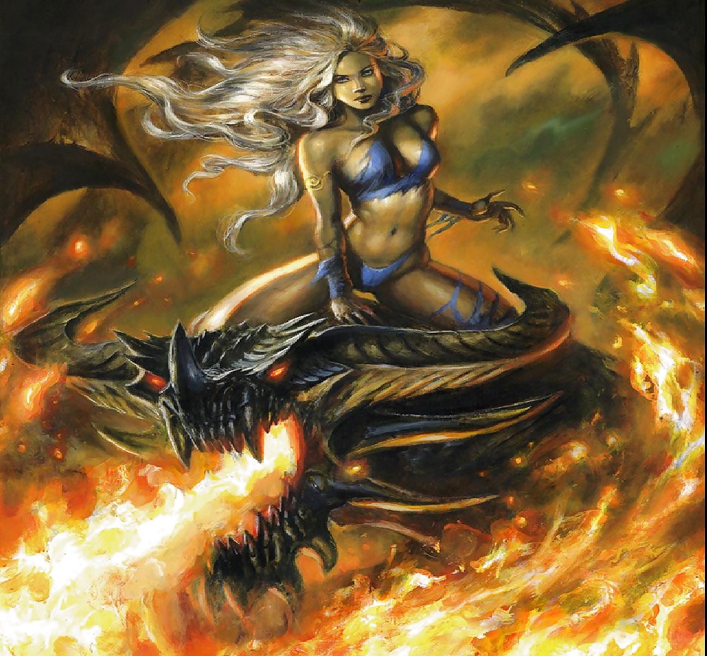 Fantasy Women Dragonriders #27414173