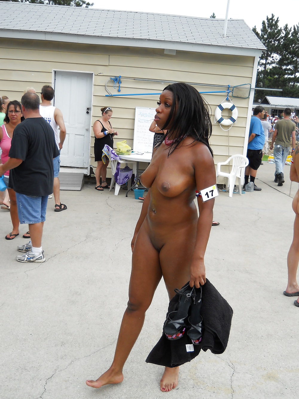 Black Female Outdoor Fun #40272142