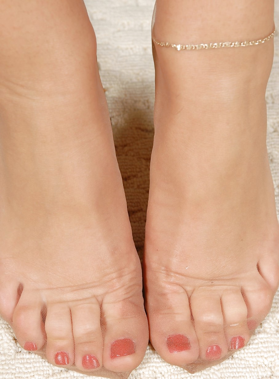 Nylon feet in close up #31081698