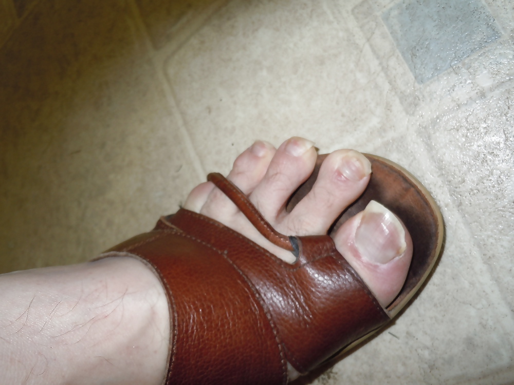 Meine Bbw Tragen Wifes Sexy Sandalen #32816230