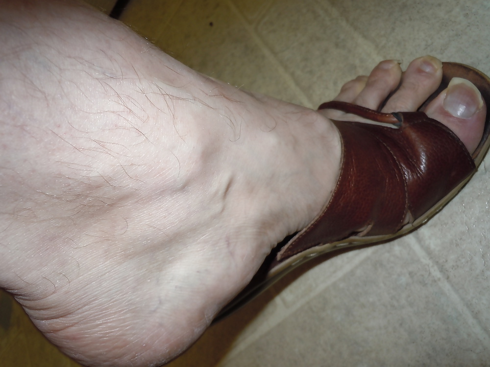 Meine Bbw Tragen Wifes Sexy Sandalen #32816238