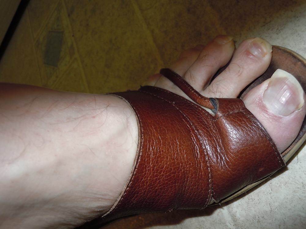 Meine Bbw Tragen Wifes Sexy Sandalen #32816244