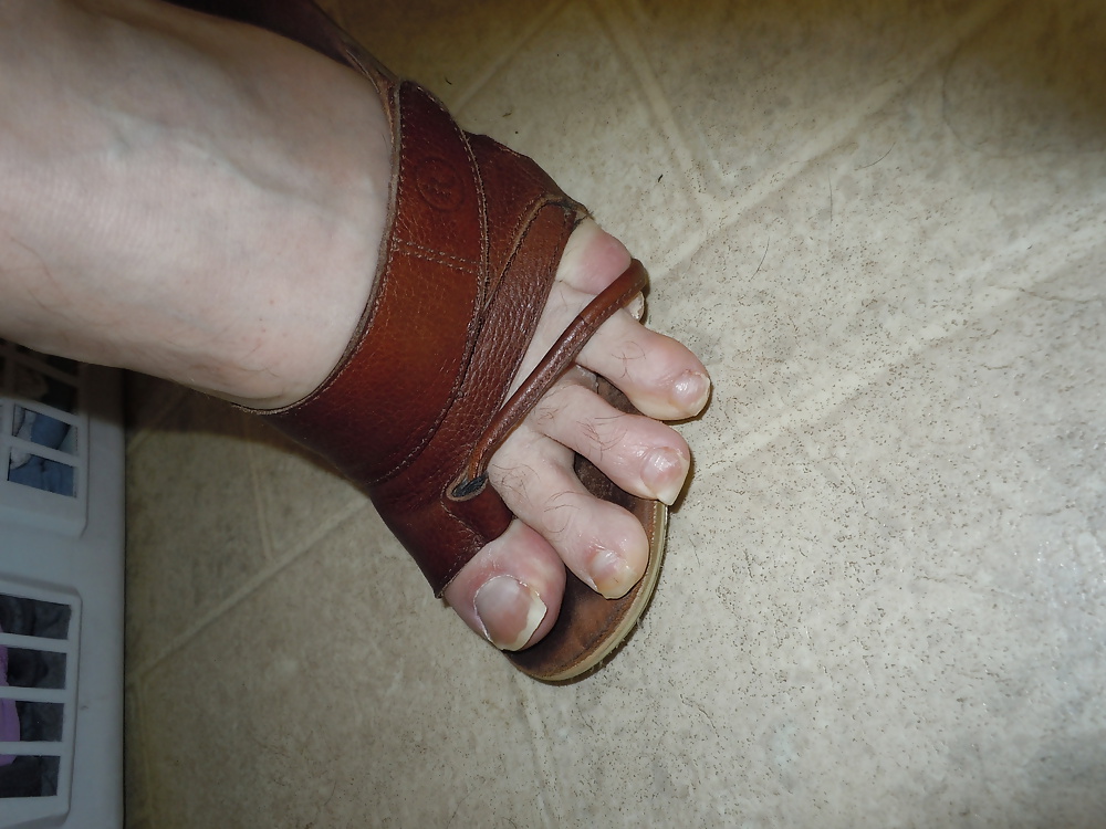 Meine Bbw Tragen Wifes Sexy Sandalen #32816251