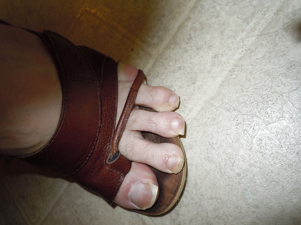 Meine Bbw Tragen Wifes Sexy Sandalen #32816254