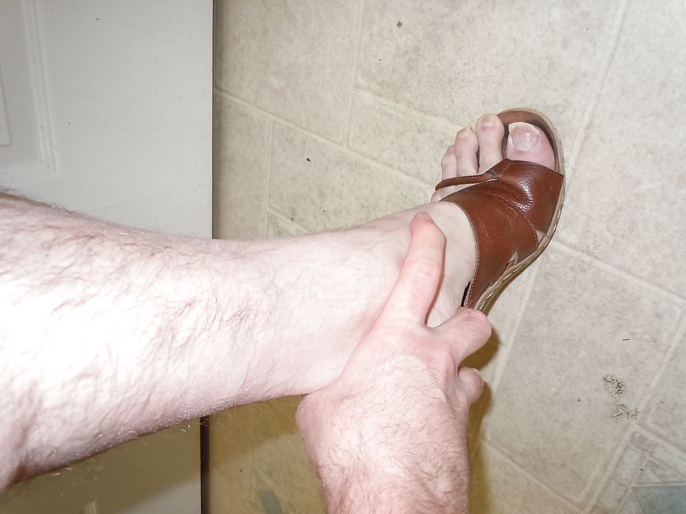 Meine Bbw Tragen Wifes Sexy Sandalen #32816259