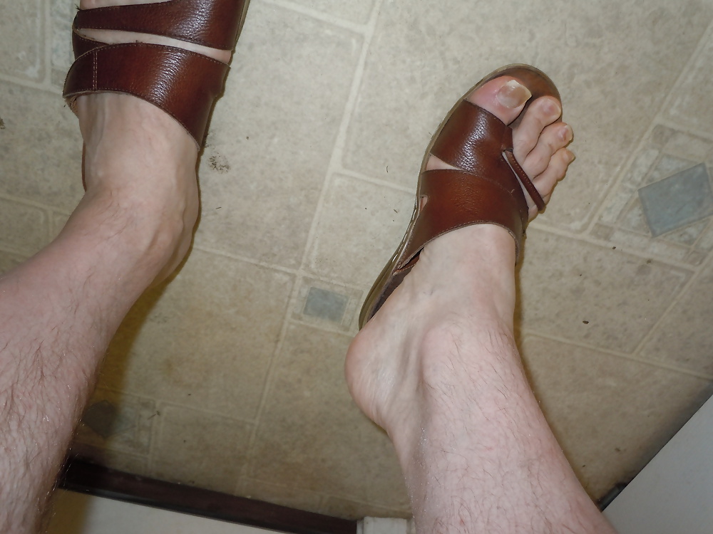 Meine Bbw Tragen Wifes Sexy Sandalen #32816268
