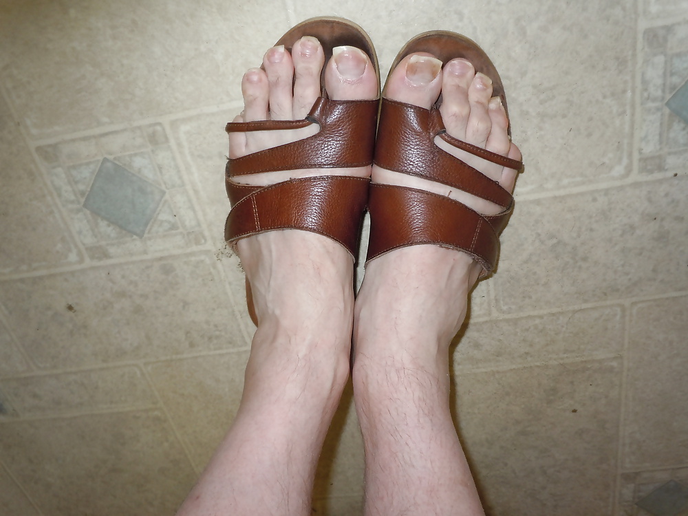 Meine Bbw Tragen Wifes Sexy Sandalen #32816274