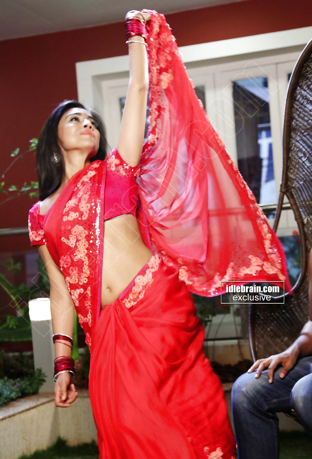 Shriya in red saree #32562966