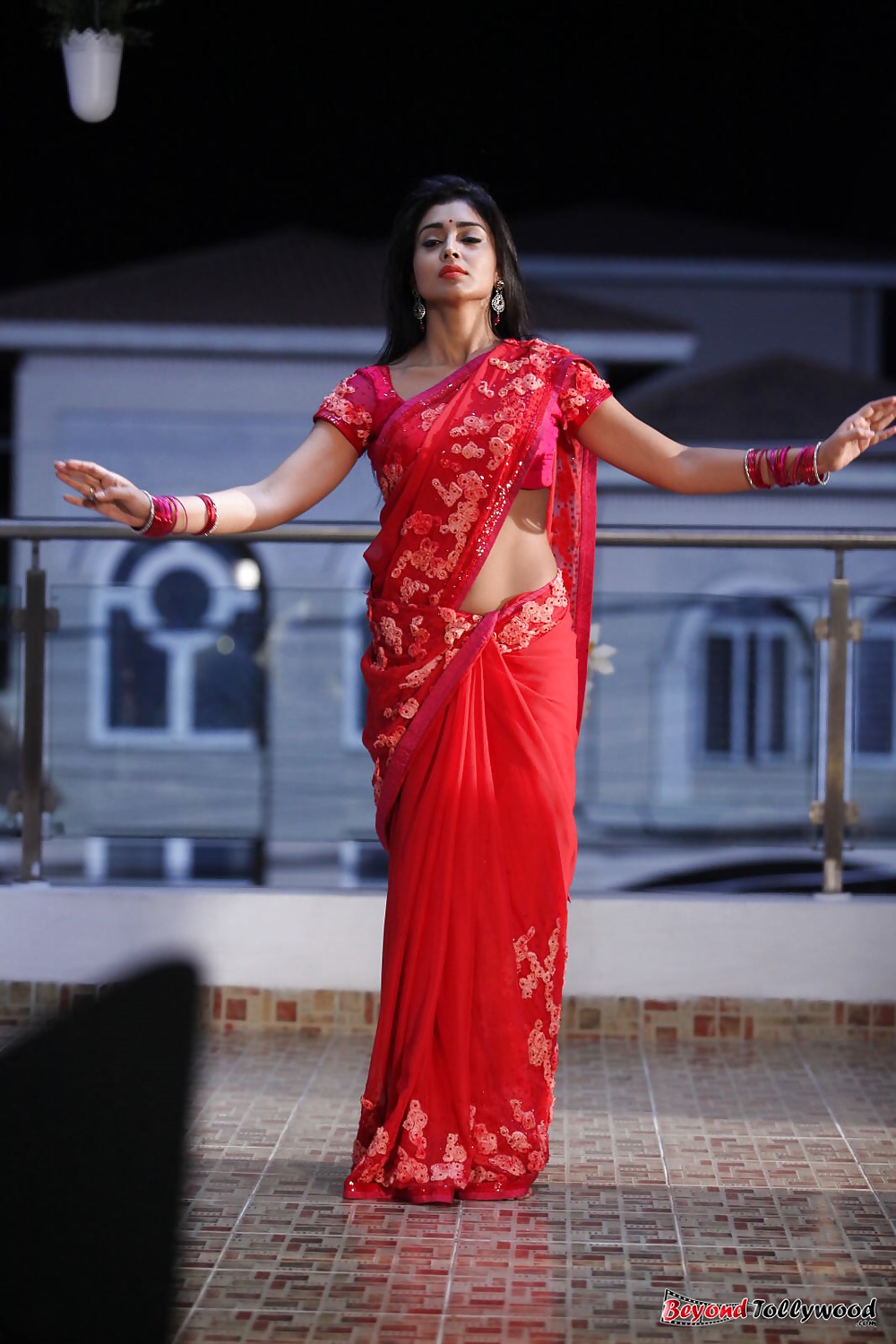 Shriya in red saree #32562969