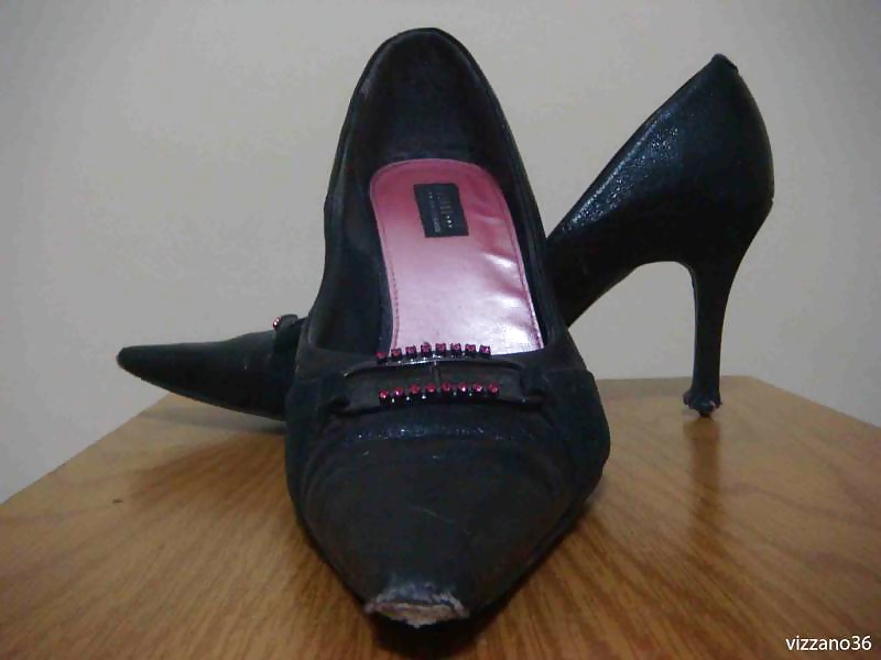 Scarpin preto e rosa Vizzano Ana Hickmann #41108808