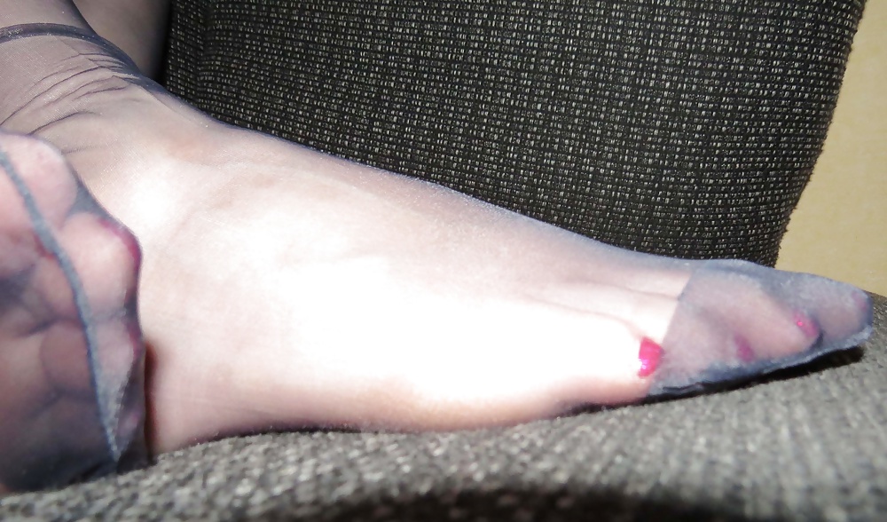 My Feet in blue RHT Nylons #27773443