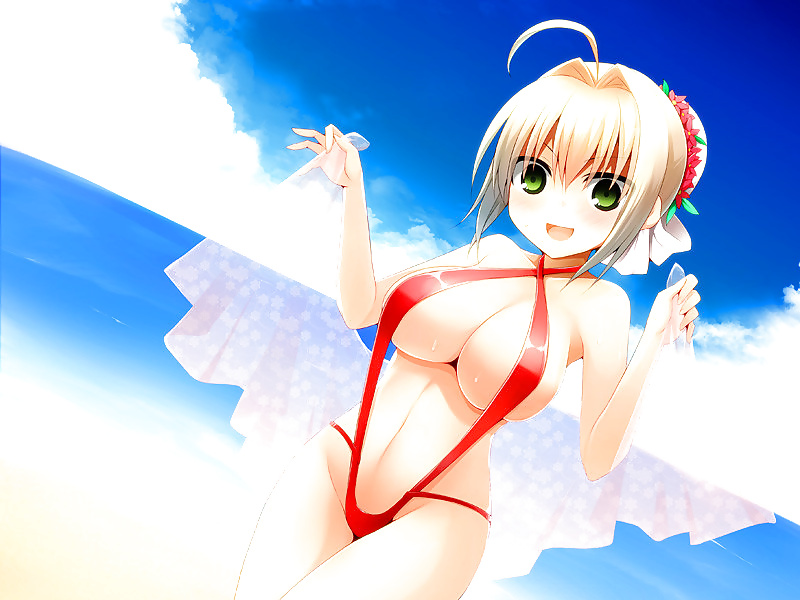 Anime Girls Sling Bikini #28959808