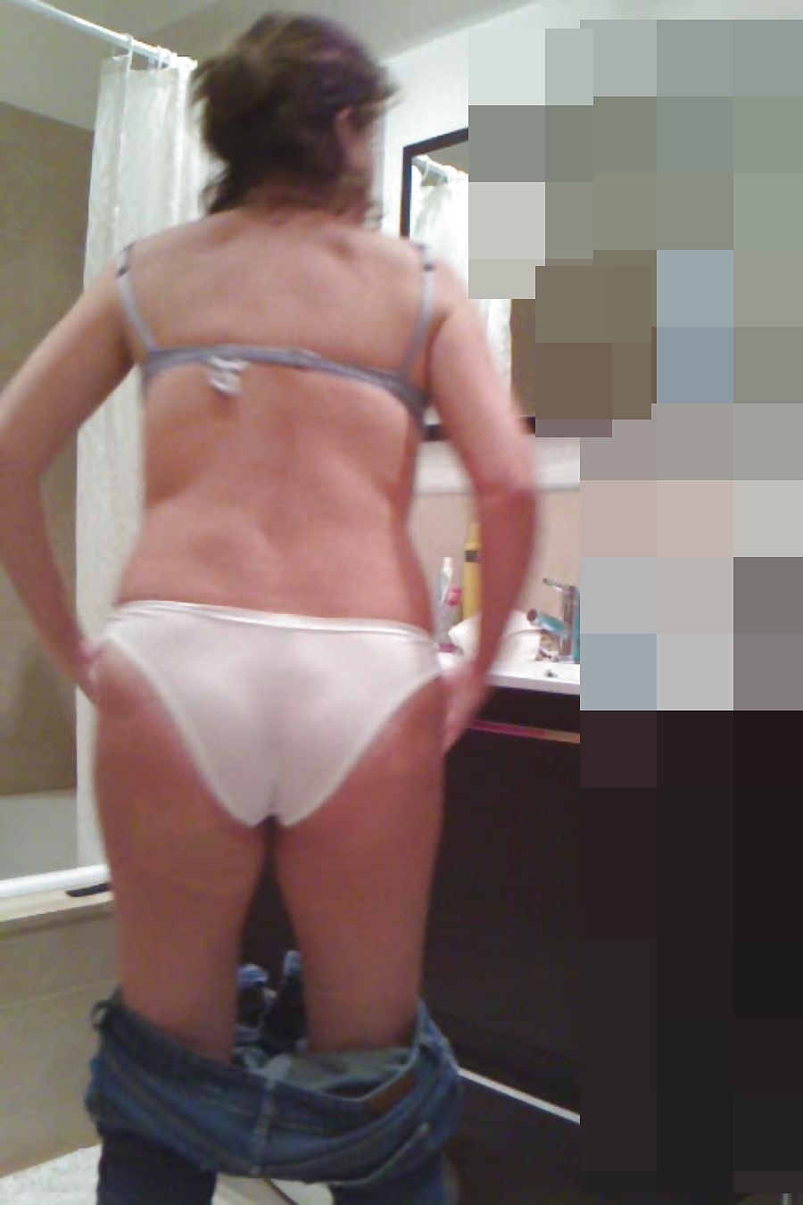 Ramdom pics my wife in white panties 1 #40208137