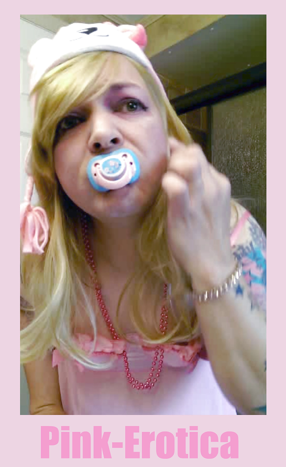 Pink-Erotica Sissyboy Cross Dresser Cute Blonde #32099108