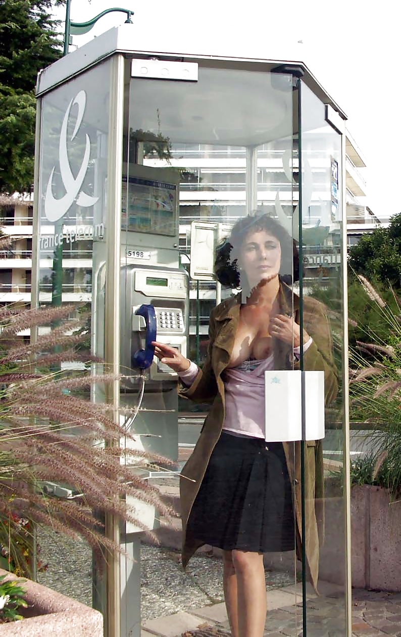 Flashing In A Phone Booth #34465352