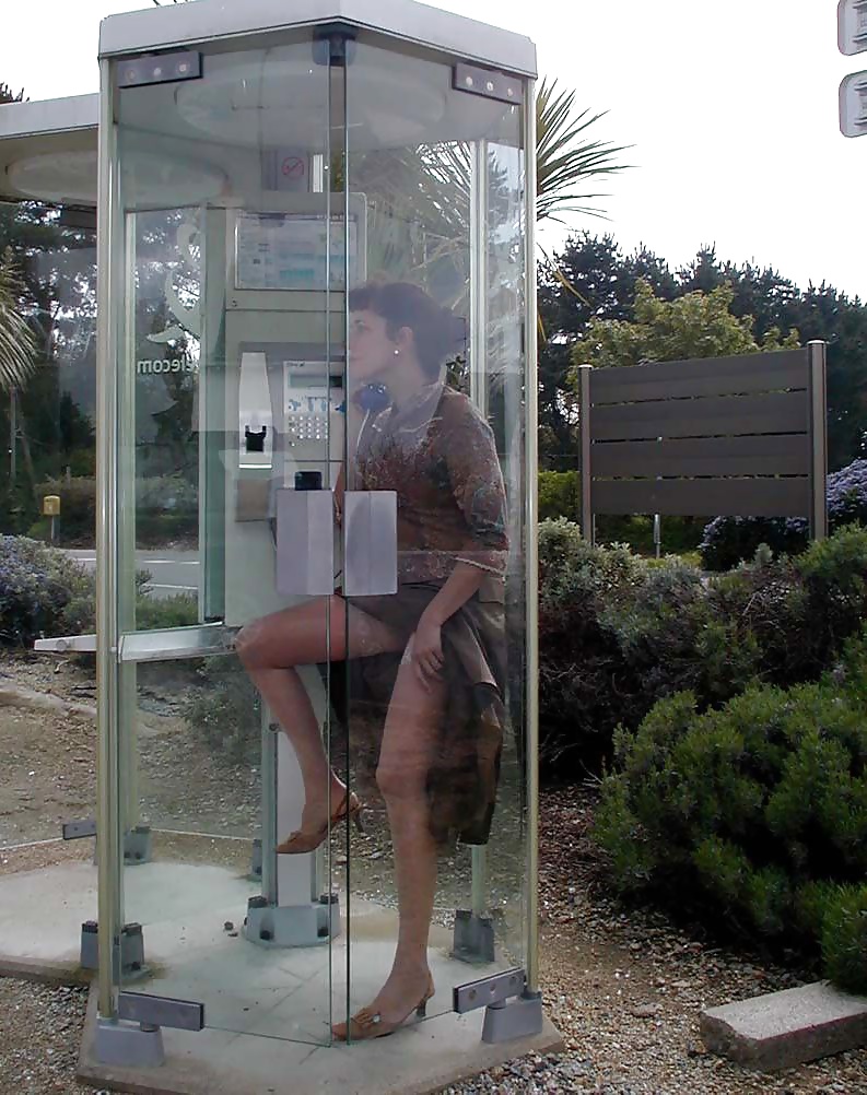 Flashing In A Phone Booth #34465398