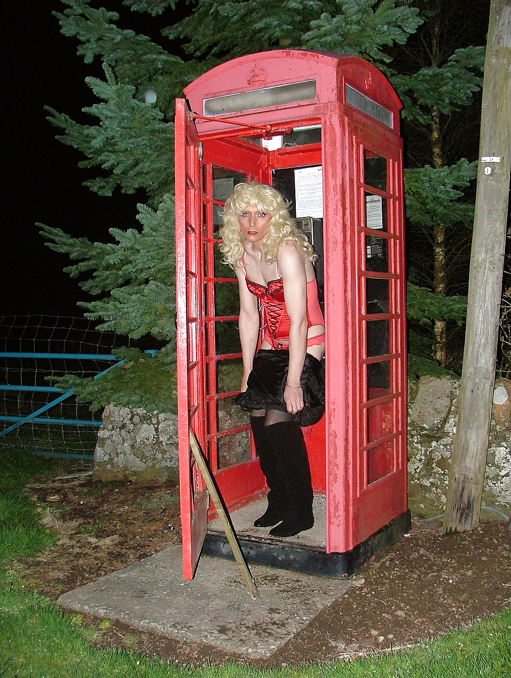 Flashing In A Phone Booth #34465409