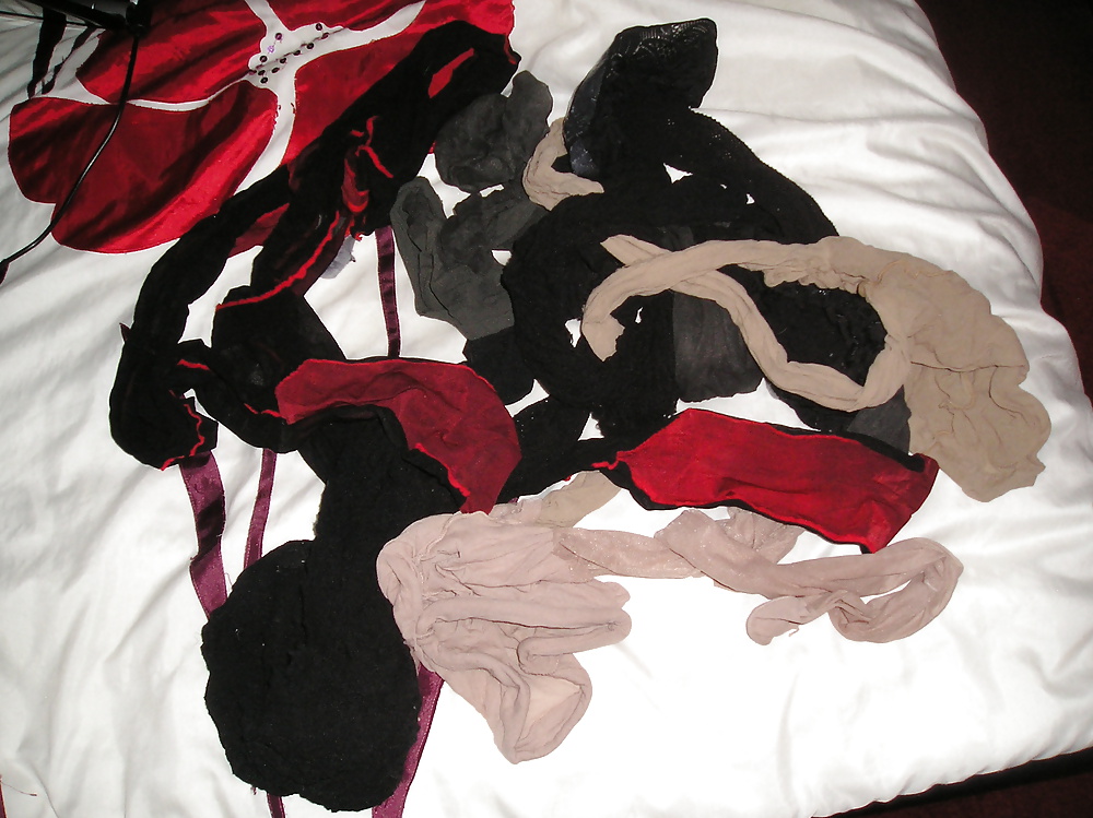 My girlfriends various worn tights pantyhose stockings #27838597