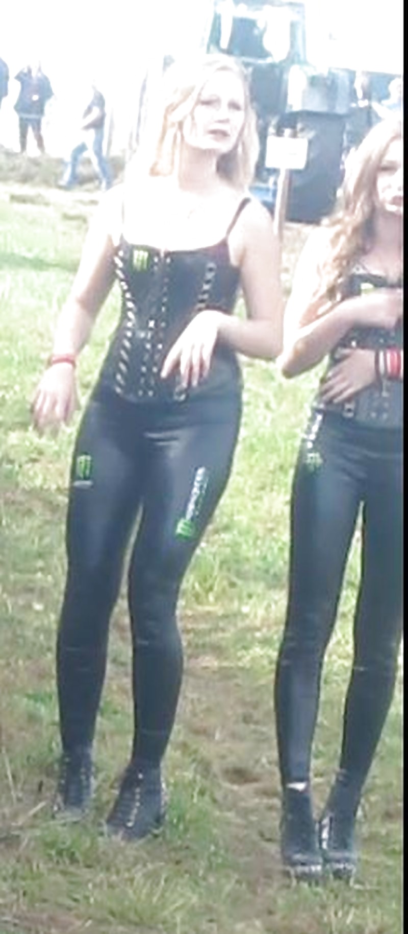 Teens in wetlook lederhosen #40313770