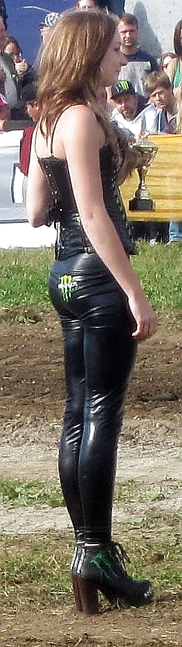 Teens in wetlook lederhosen #40313781