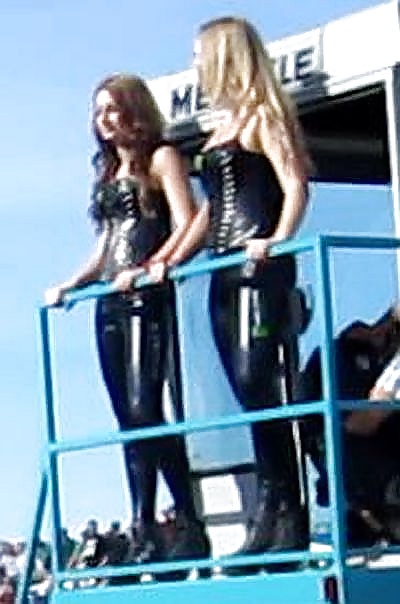 Teens in wetlook lederhosen #40313856